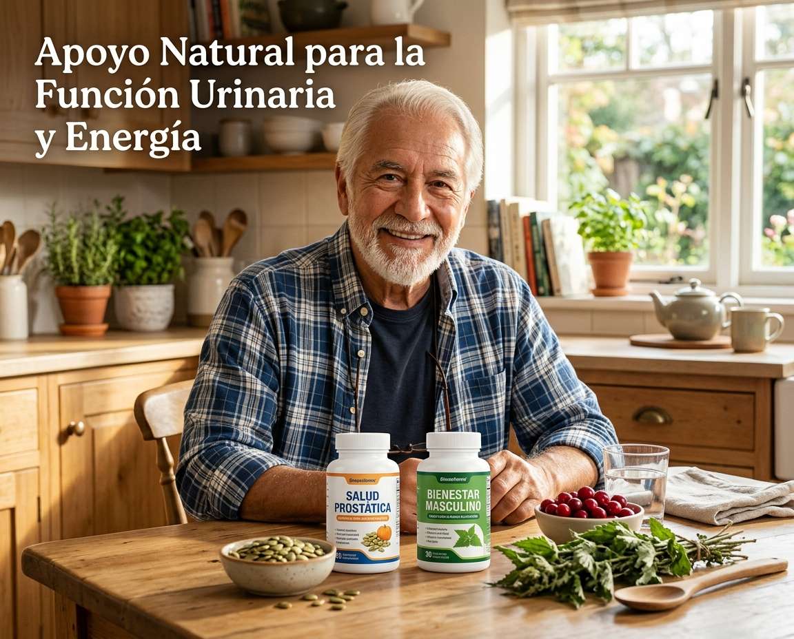 Hombre activo después de los 40 — bienestar prostático y calidad de vida