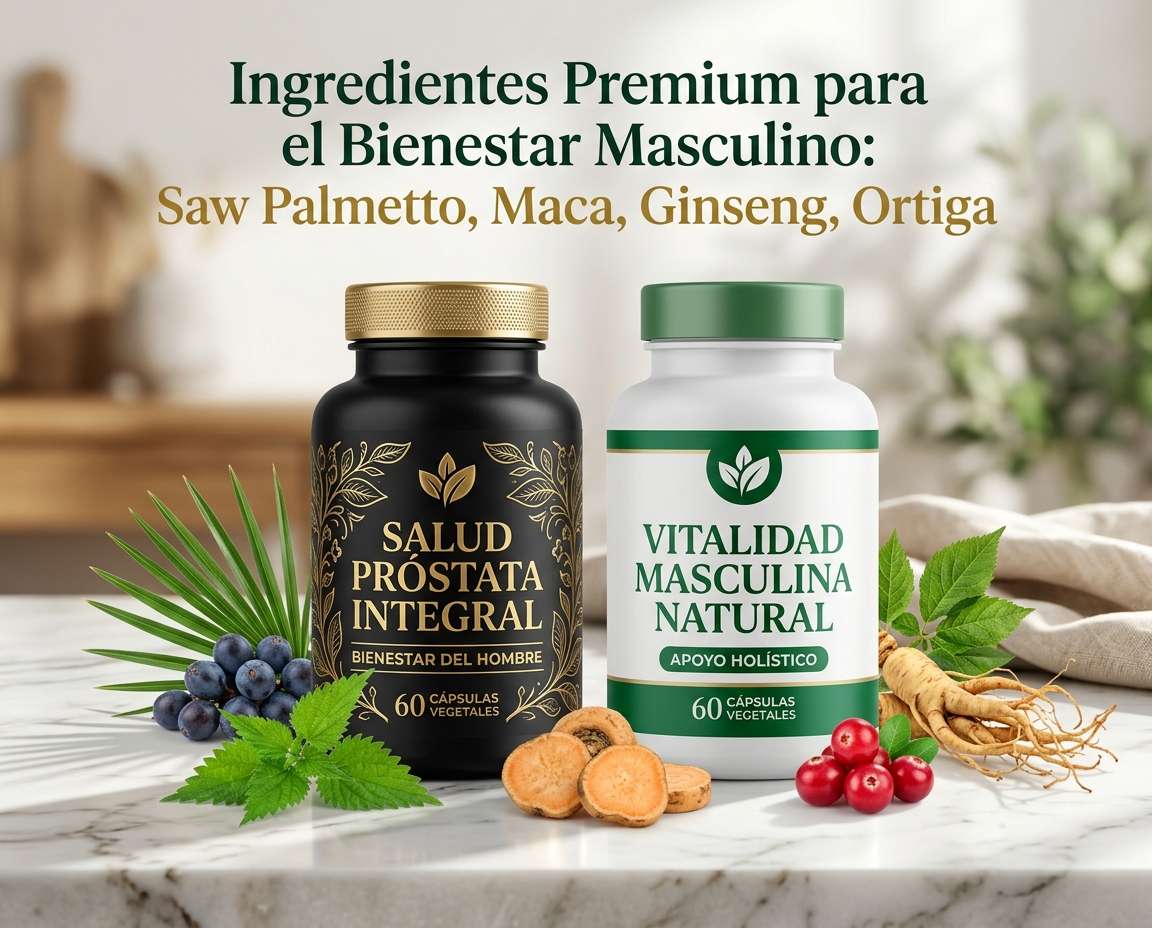 Suplementos naturales de calidad para hombres latinoamericanos — compra oficial
